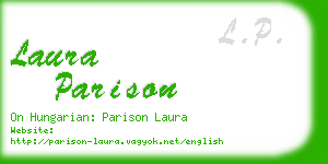 laura parison business card